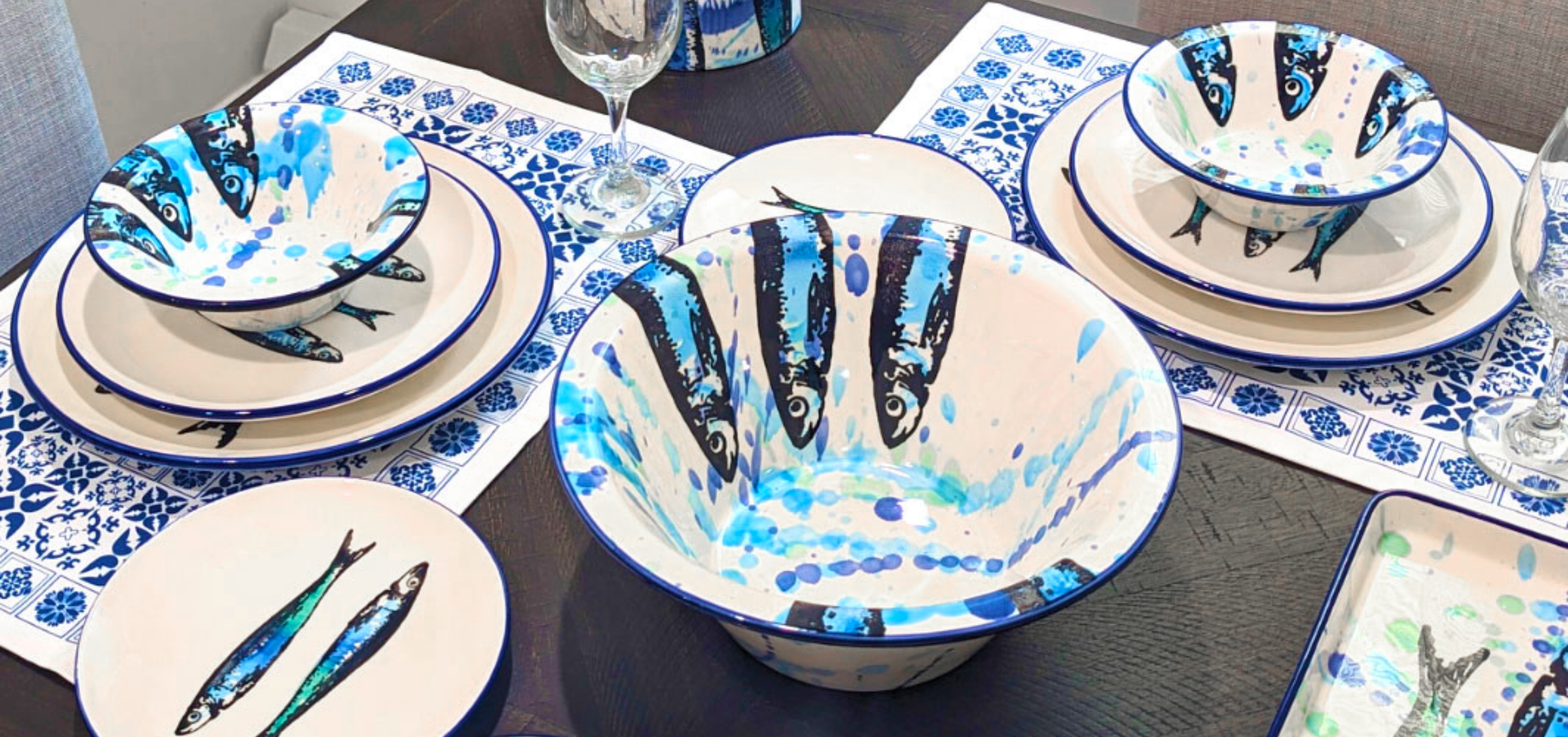 Splash Sardines - A tableware collection made in Portugal by real artisans