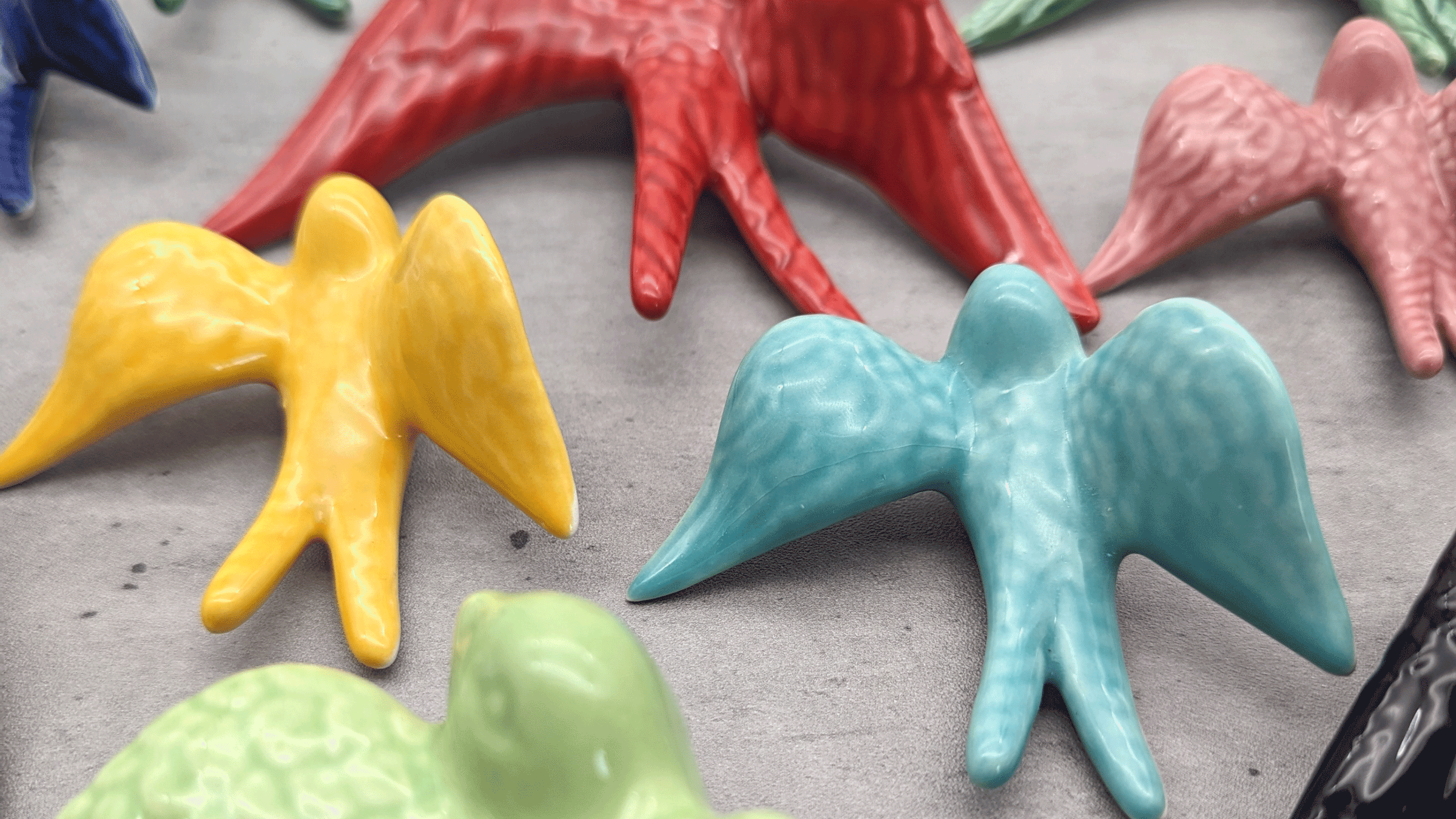 Ceramic Swallows