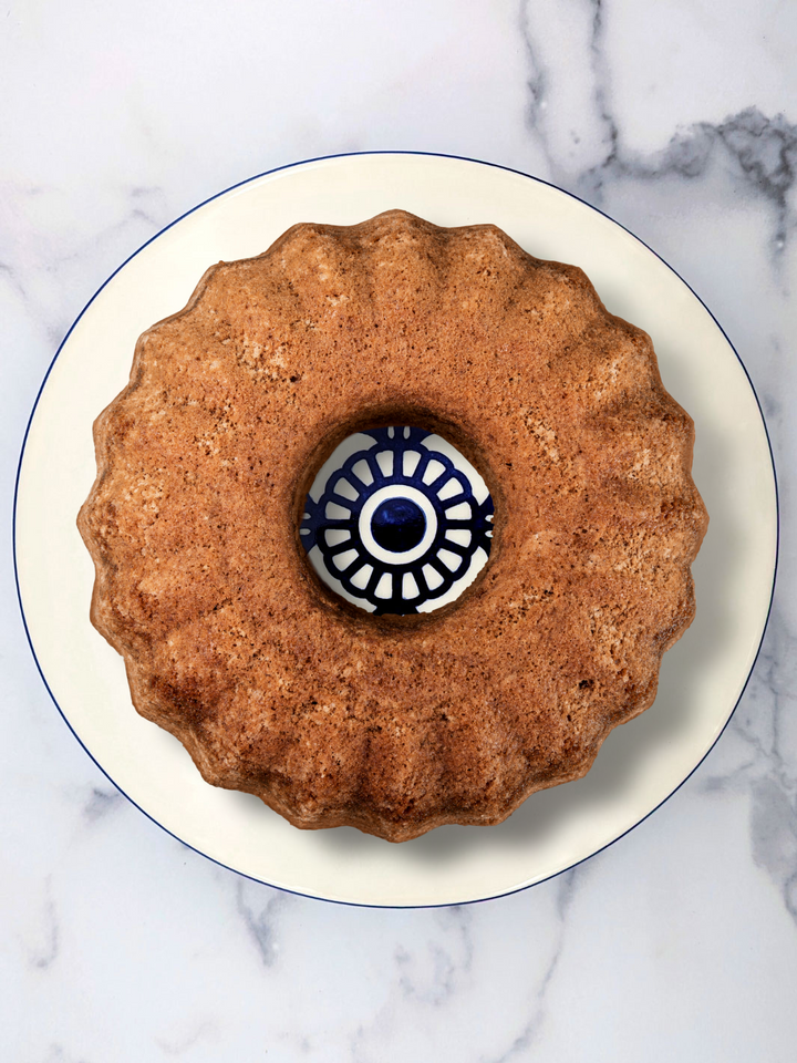 Portuguese Pottery Ceramic Cake Stand - Tradition