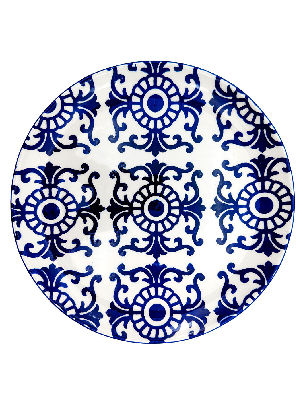 Portuguese Pottery Ceramic Dinner Plate - Tradition