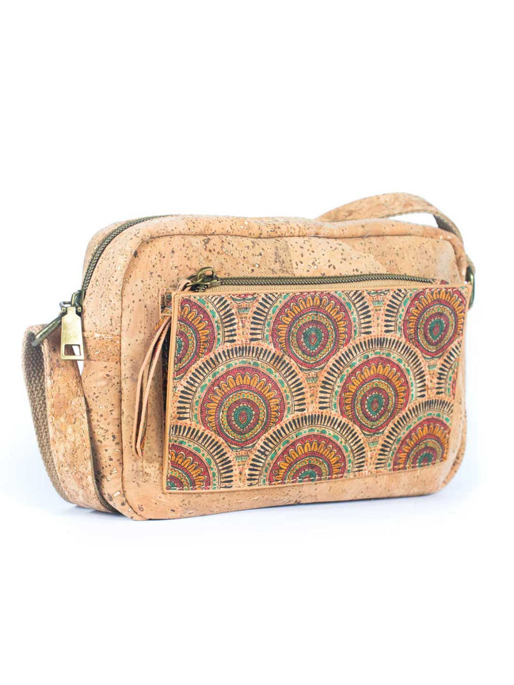 Natural Portuguese Cork Women's Printed Crossbody Bag