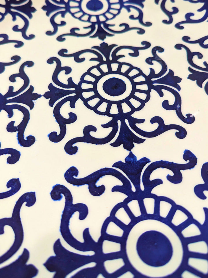Portuguese Pottery Ceramic Dinner Plate - Tradition