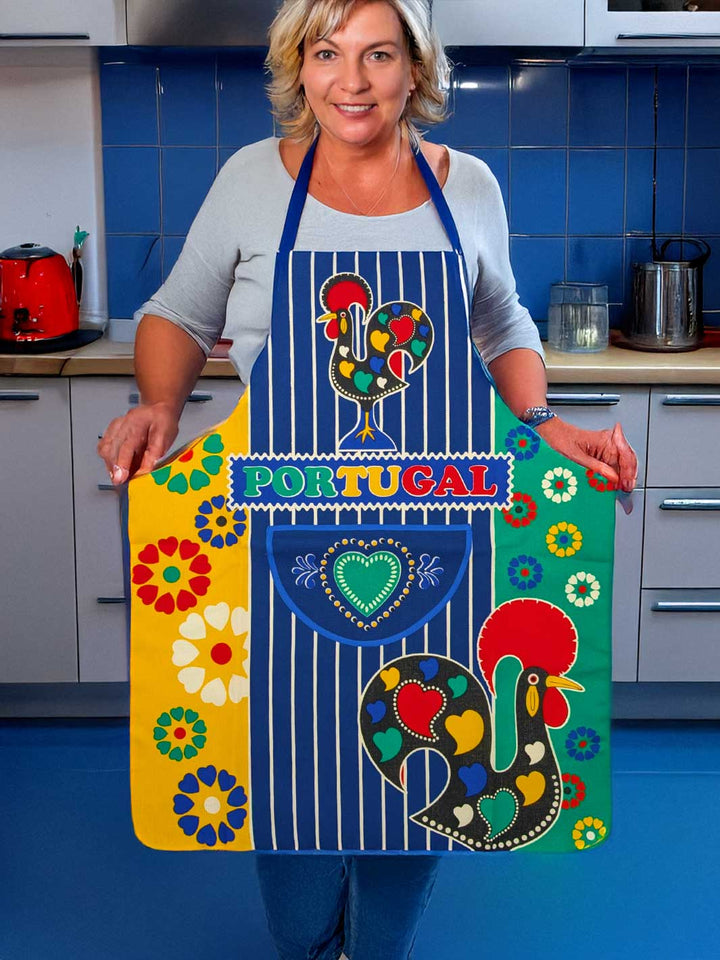 Portuguese Rooster Kitchen Apron