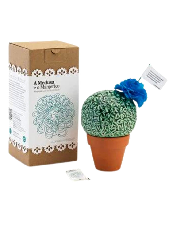 Handcrafted Decorative Portuguese Ceramic Vase  - A Medusa e o Manjerico