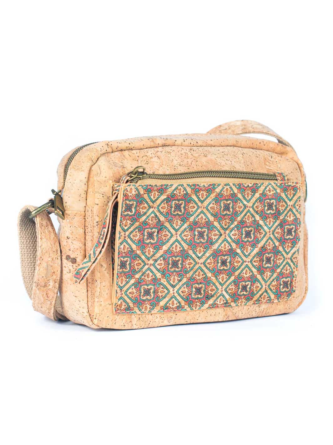Natural Portuguese Cork Women's Printed Crossbody Bag