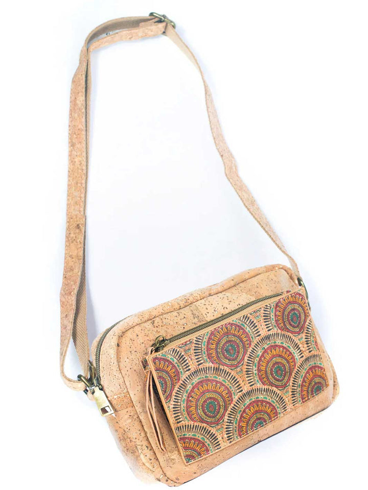 Natural Portuguese Cork Women's Printed Crossbody Bag