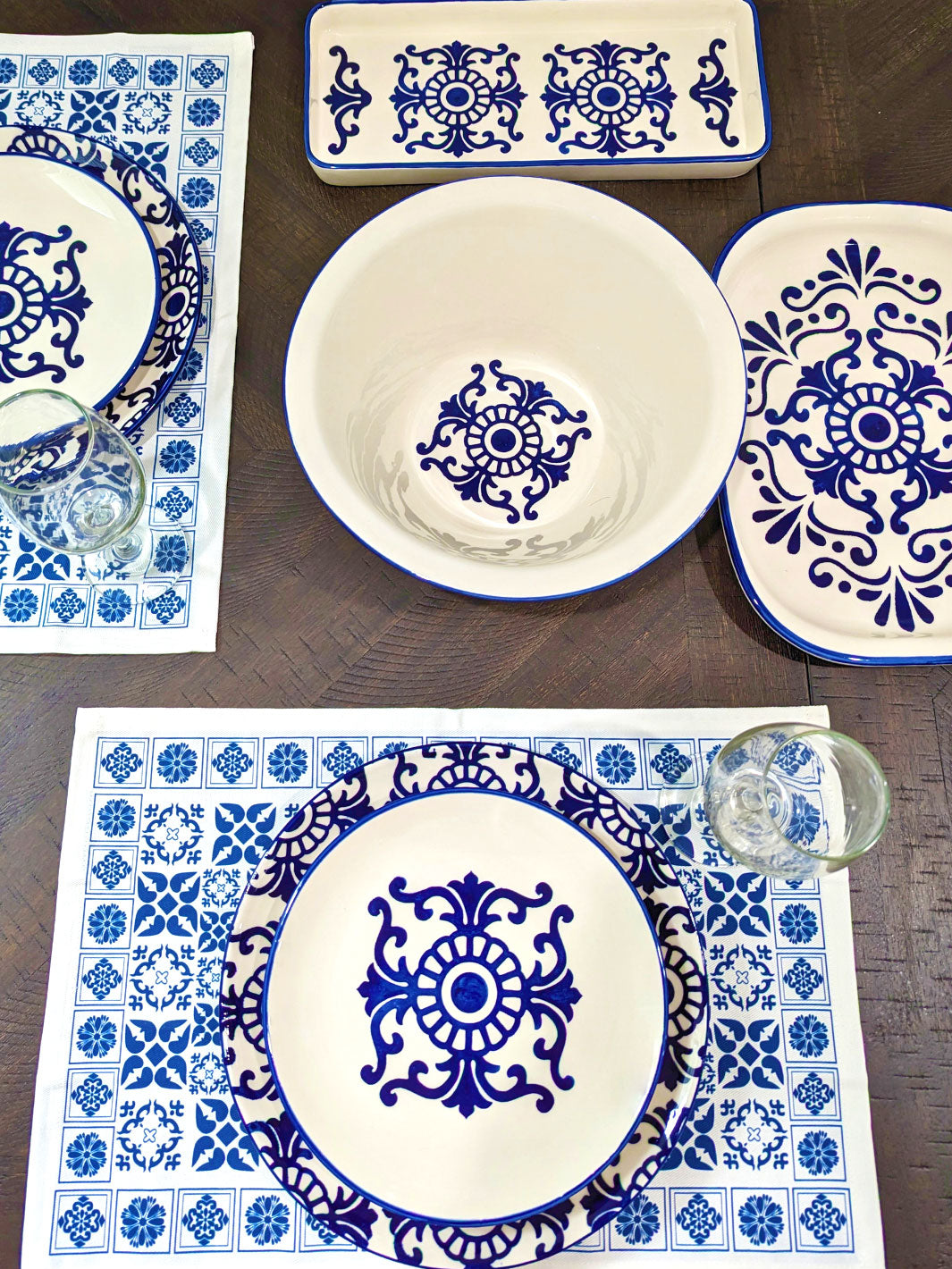 Portuguese Pottery Ceramic Dinner Plate - Tradition
