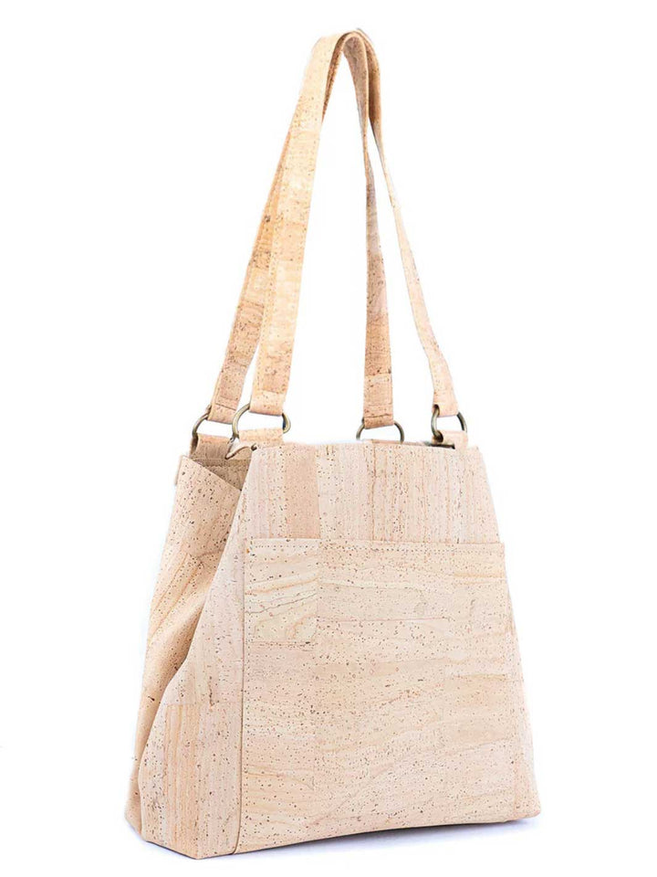 Cork Women’s Tote Bag with Front Pocket