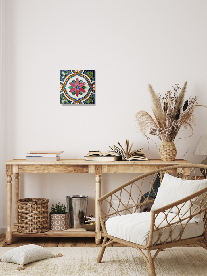 Decorative Hand-Painted Portuguese Ceramic Tiles