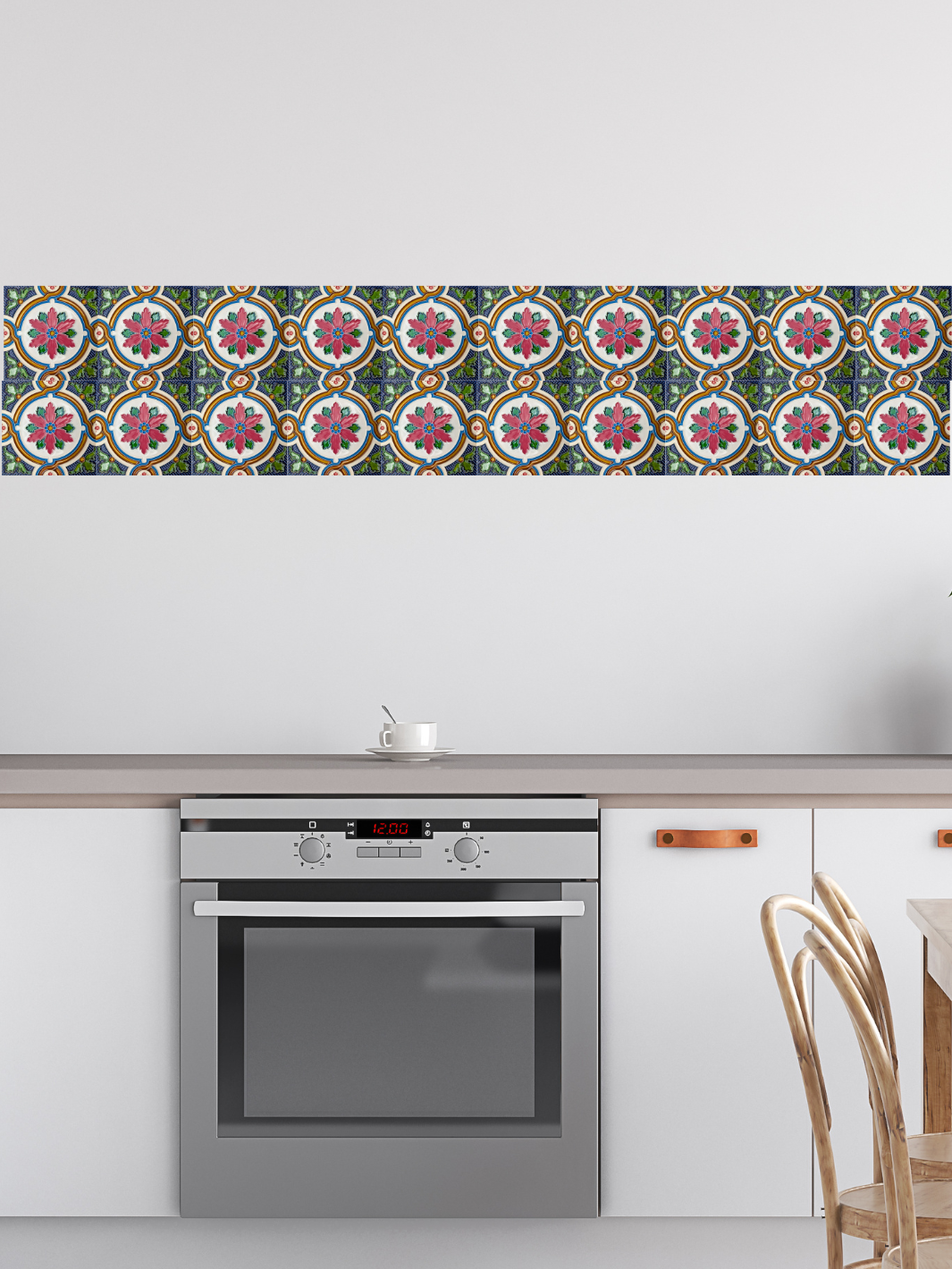 Decorative Hand-Painted Portuguese Ceramic Tiles