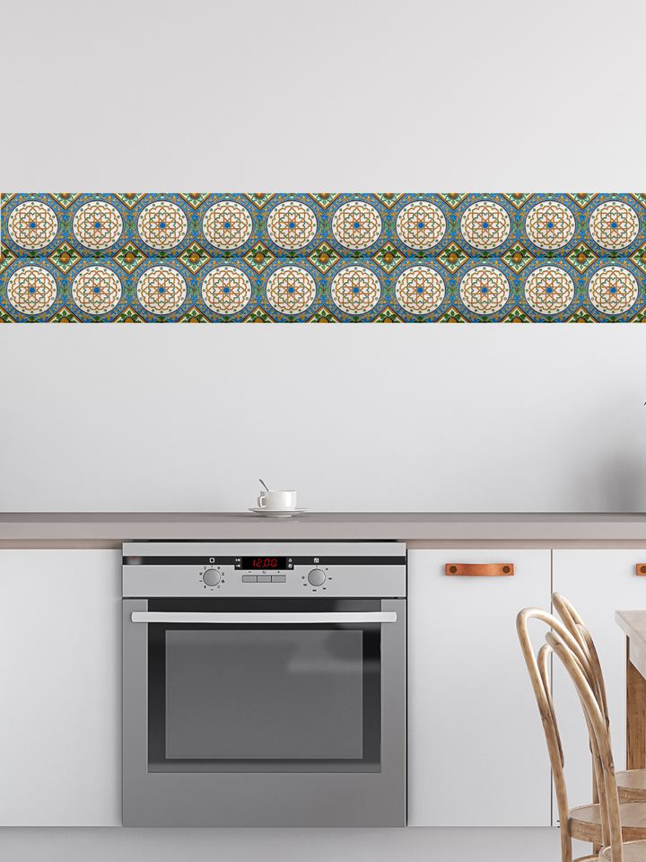 Decorative Hand-Painted Portuguese Ceramic Tiles