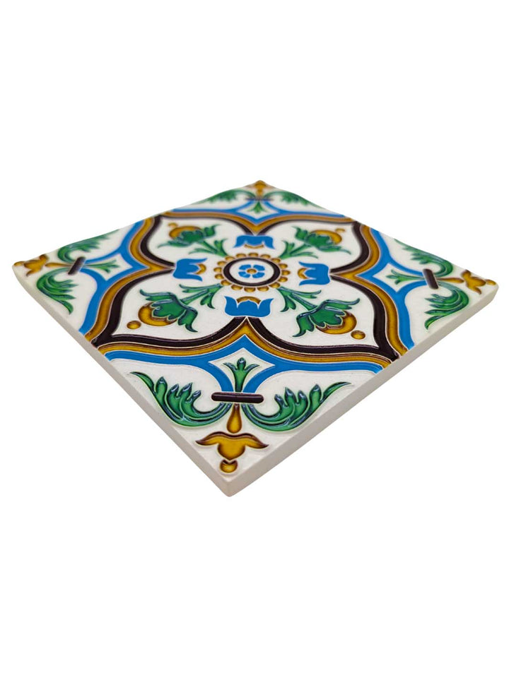 Decorative Hand-Painted Portuguese Ceramic Tiles