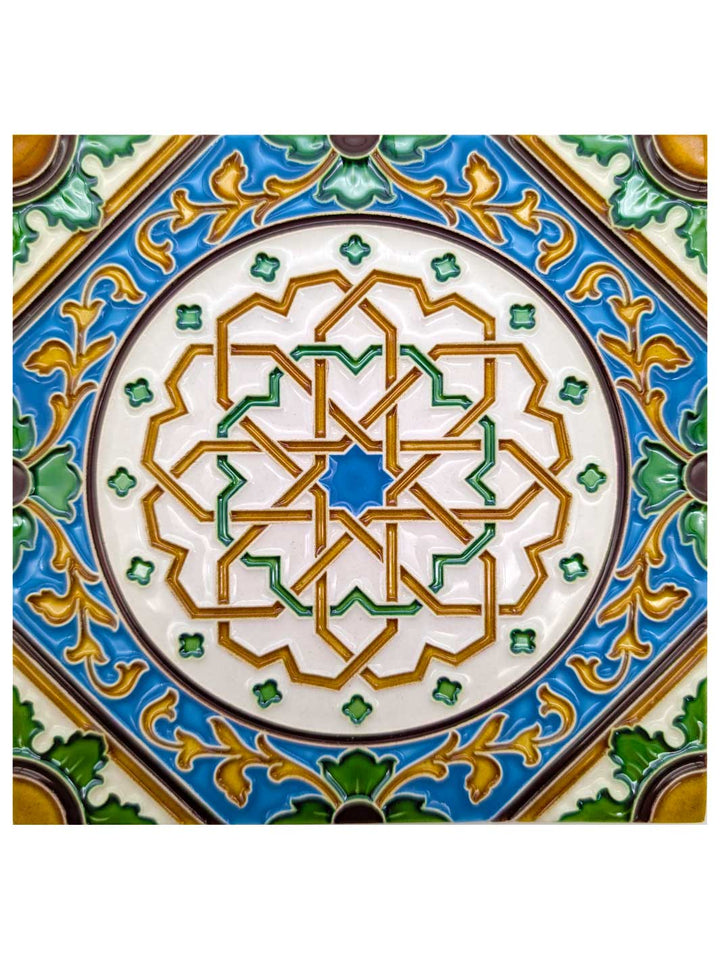 Decorative Hand-Painted Portuguese Ceramic Tiles