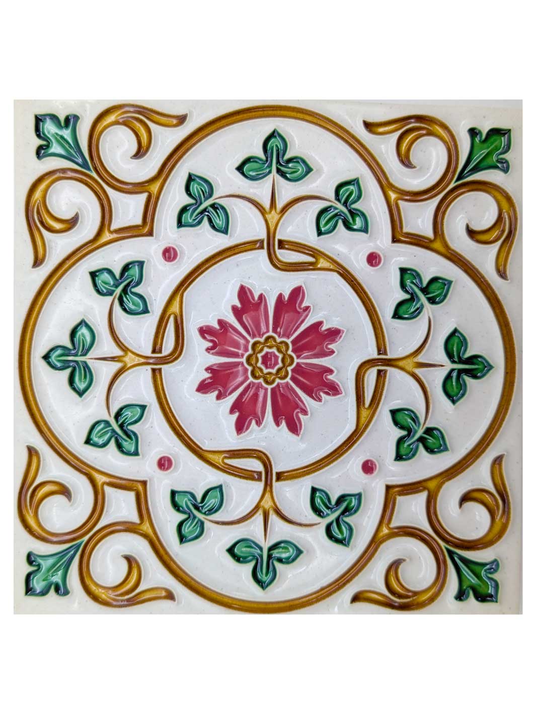 Decorative Hand-Painted Portuguese Ceramic Tiles