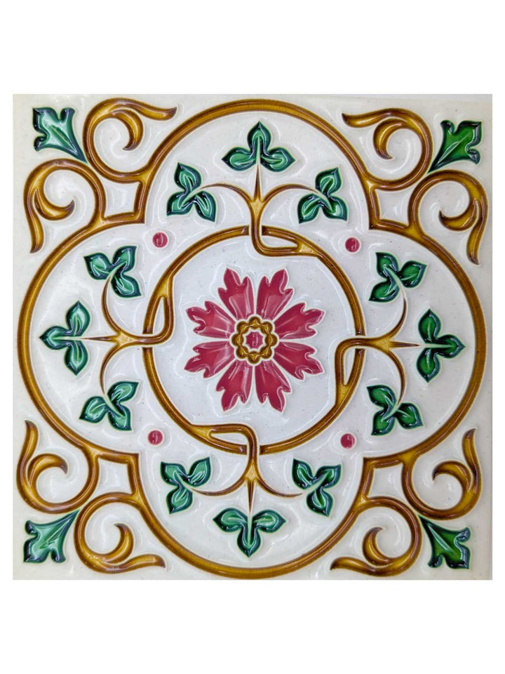 Decorative Hand-Painted Portuguese Ceramic Tiles