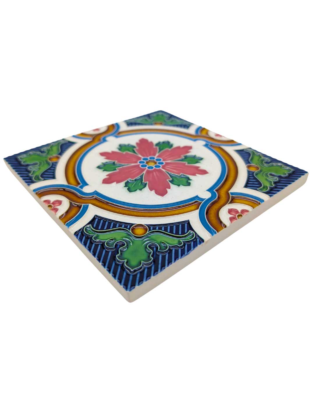 Decorative Hand-Painted Portuguese Ceramic Tiles
