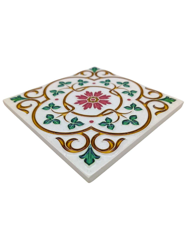 Decorative Hand-Painted Portuguese Ceramic Tiles