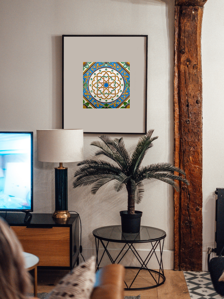 Decorative Hand-Painted Portuguese Ceramic Tiles