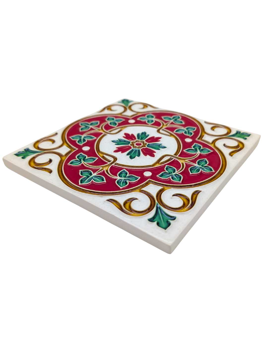 Decorative Hand-Painted Portuguese Ceramic Tiles