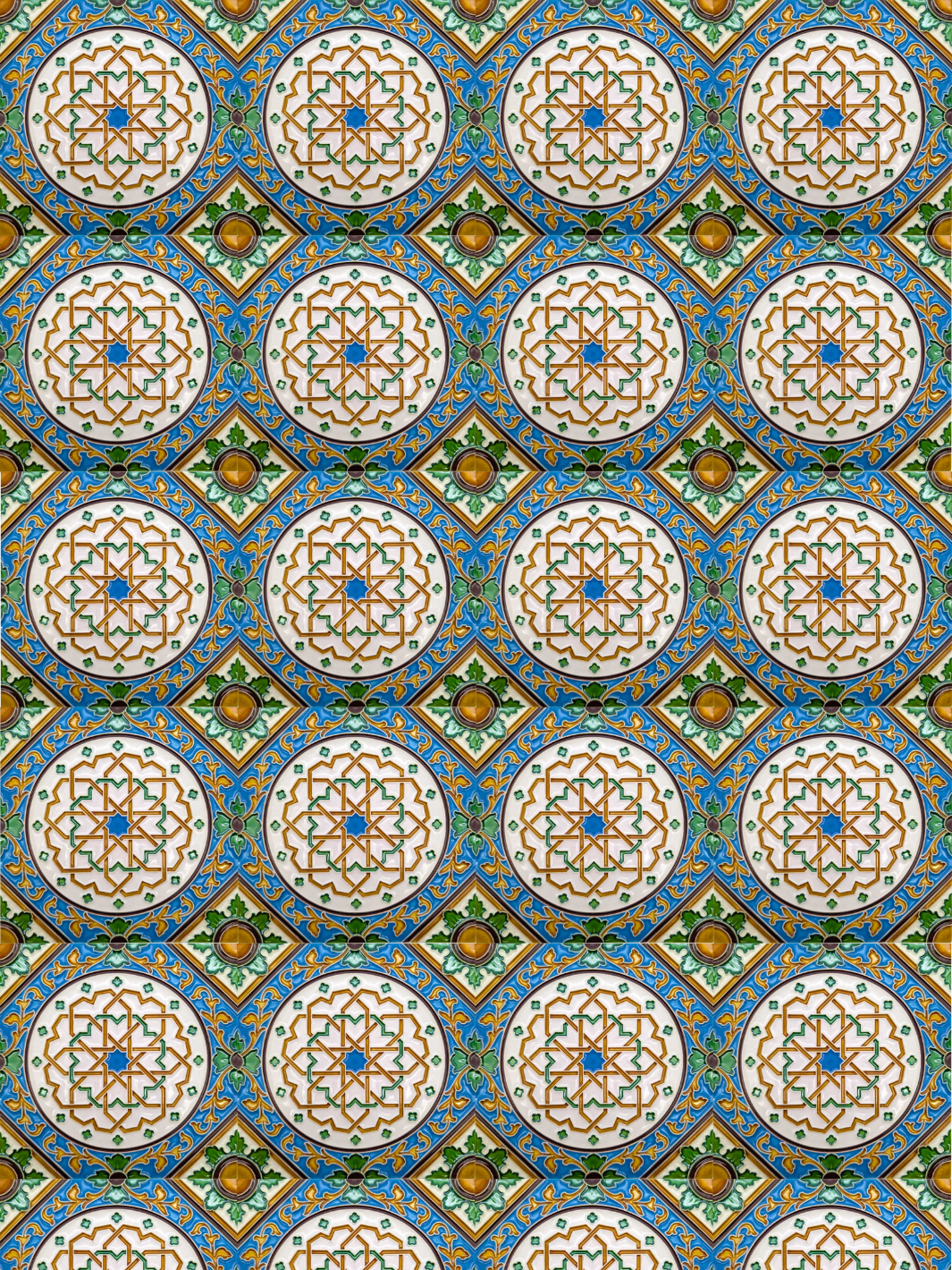 Decorative Hand-Painted Portuguese Ceramic Tiles