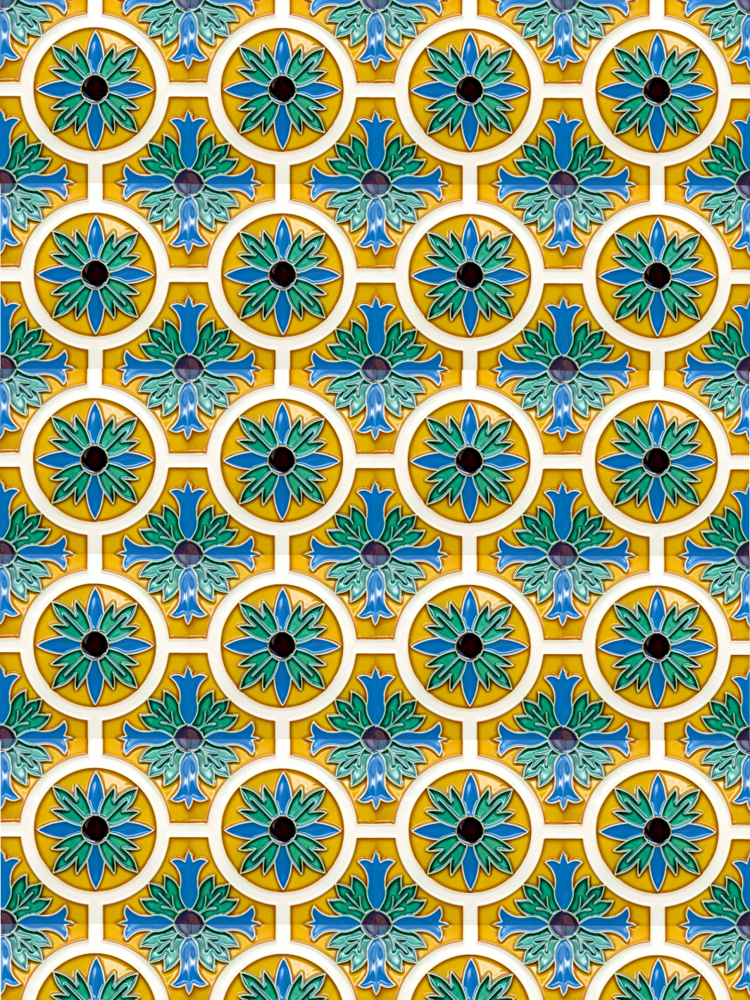 Decorative Hand Painted Portuguese Ceramic Tiles