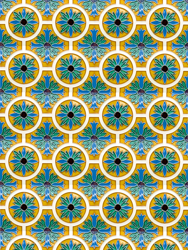 Decorative Hand Painted Portuguese Ceramic Tiles