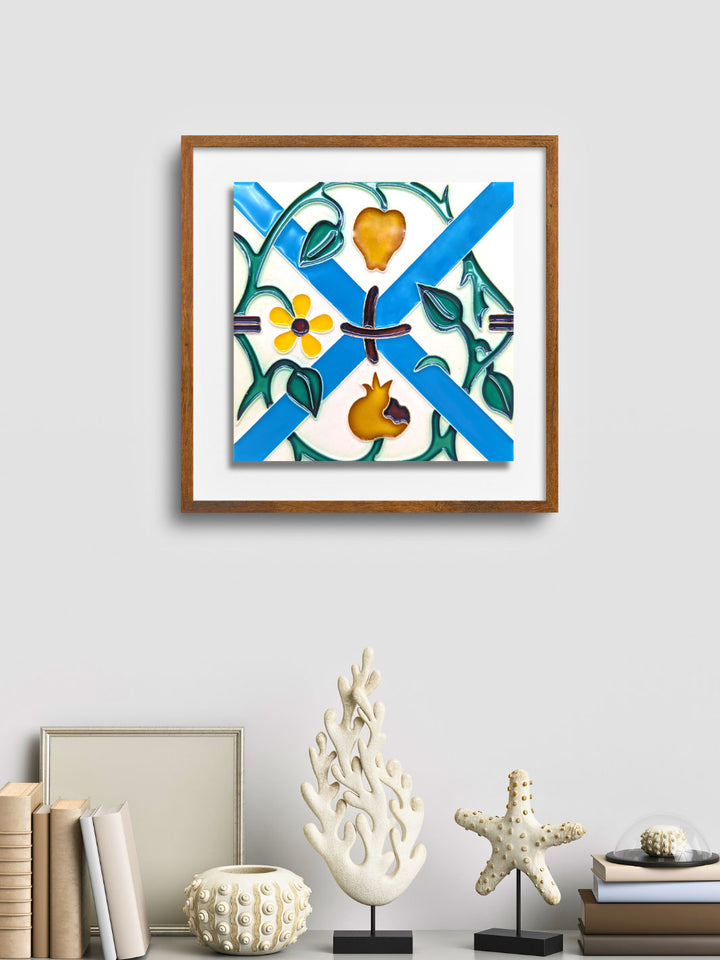 Decorative Hand Painted Portuguese Ceramic Tiles