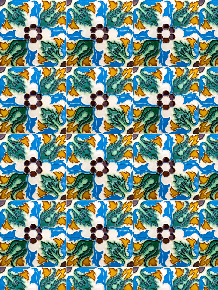 Decorative Hand Painted Portuguese Ceramic Tiles