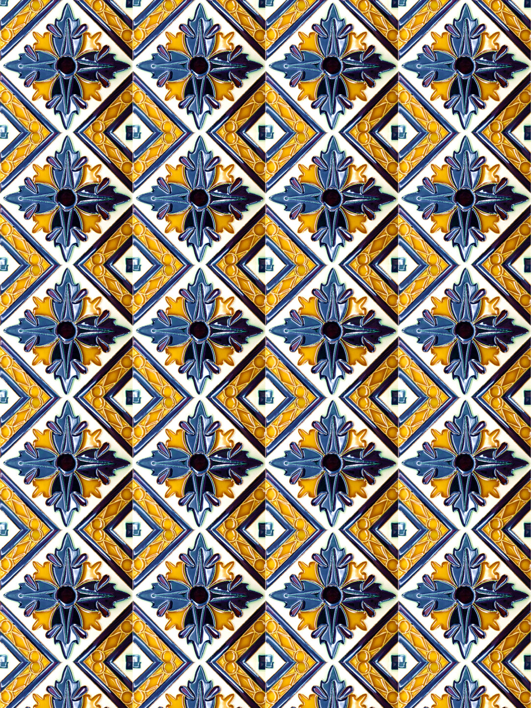 Decorative Hand Painted Portuguese Ceramic Tiles