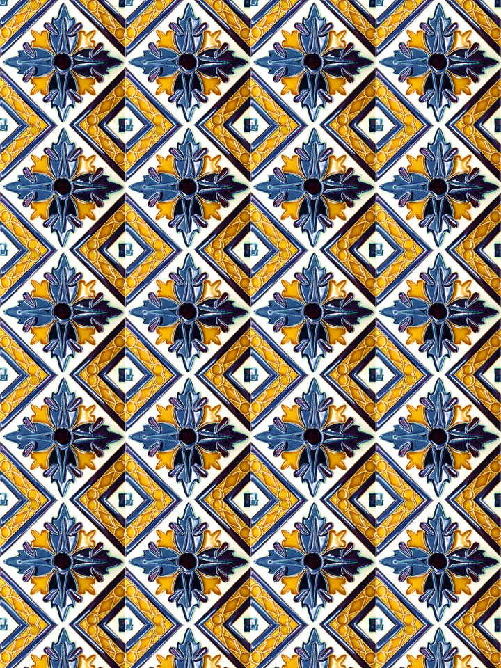 Decorative Hand Painted Portuguese Ceramic Tiles