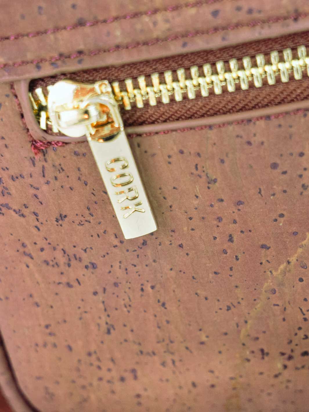 Elegant Brown Cork Crossbody Bag for Women