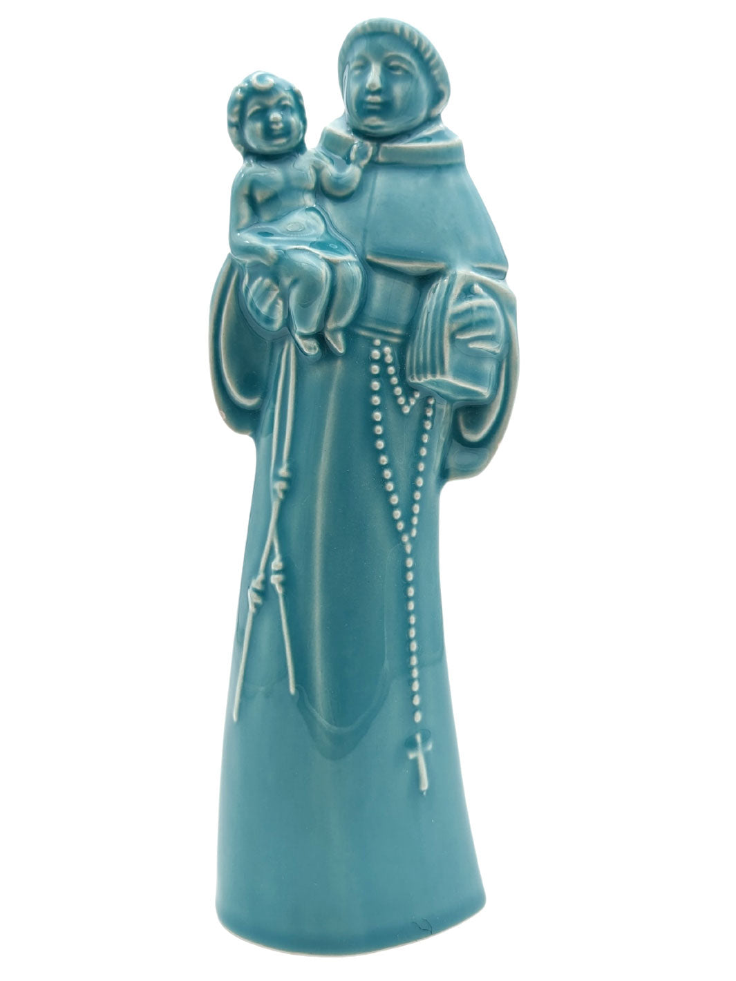 Handcrafted Ceramic Saint Anthony of Lisbon Figurine