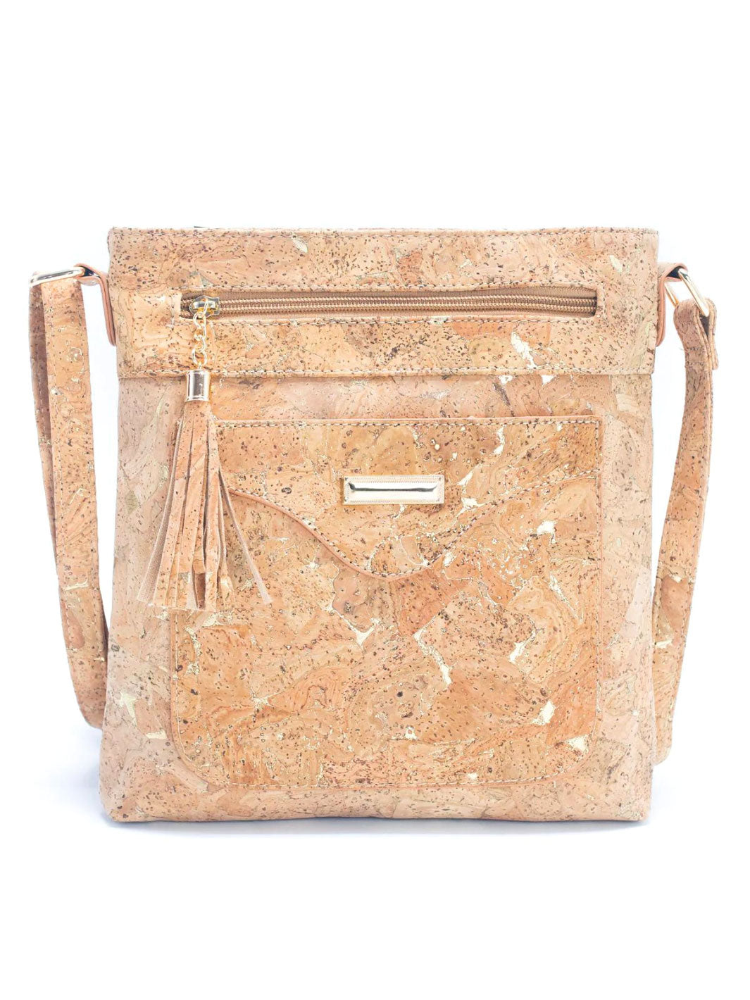 Handmade Natural Cork with Golden Accents - Women's Cork Crossbody Bag – We  Are Portugal
