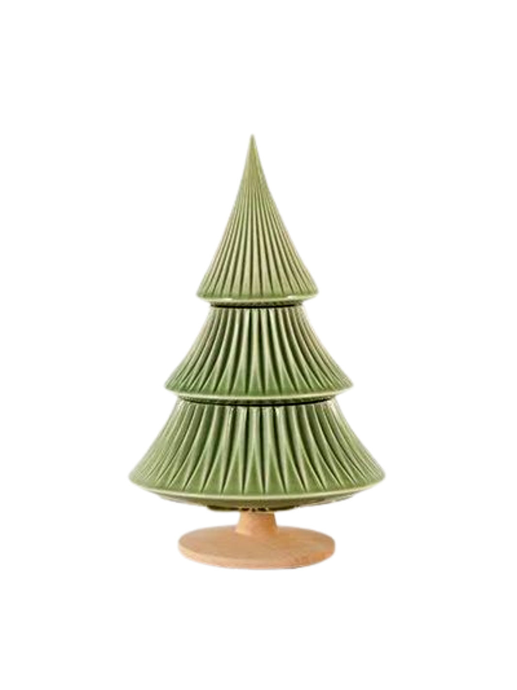 Handmade Portuguese Ceramic Christmas Tree Box Set
