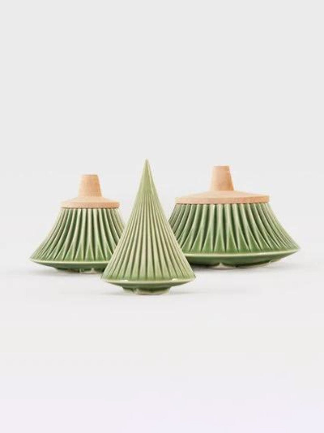 Handmade Portuguese Ceramic Christmas Tree Box Set