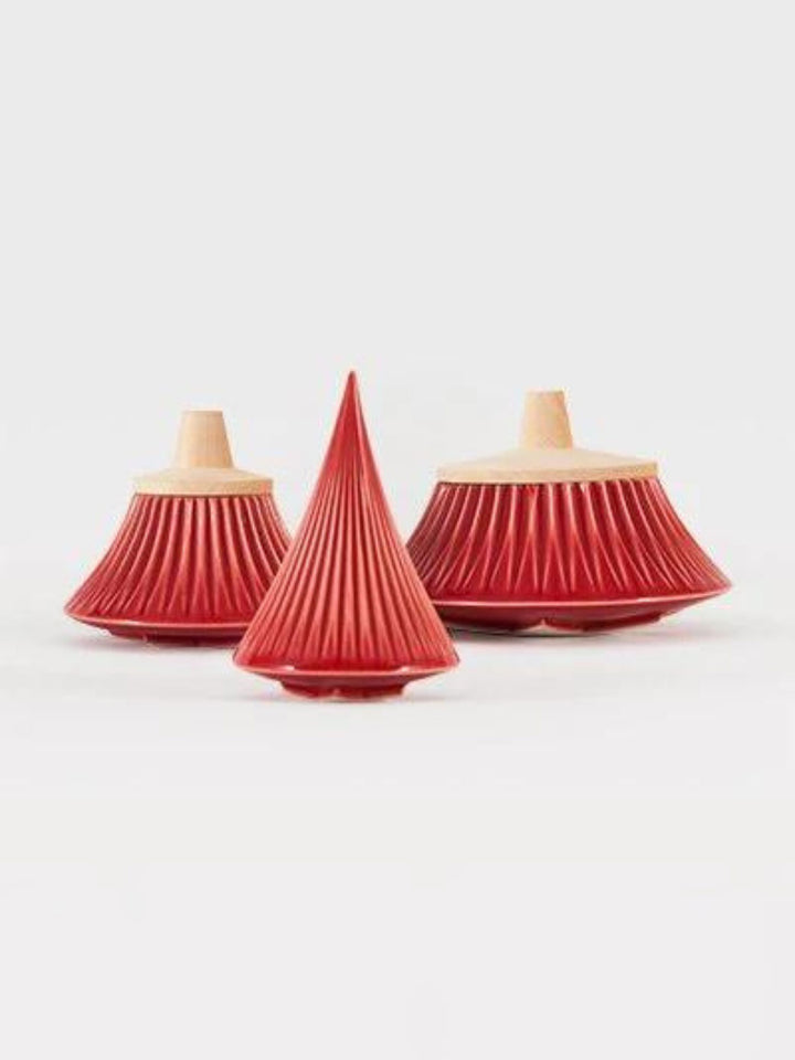 Handmade Portuguese Ceramic Christmas Tree Box Set