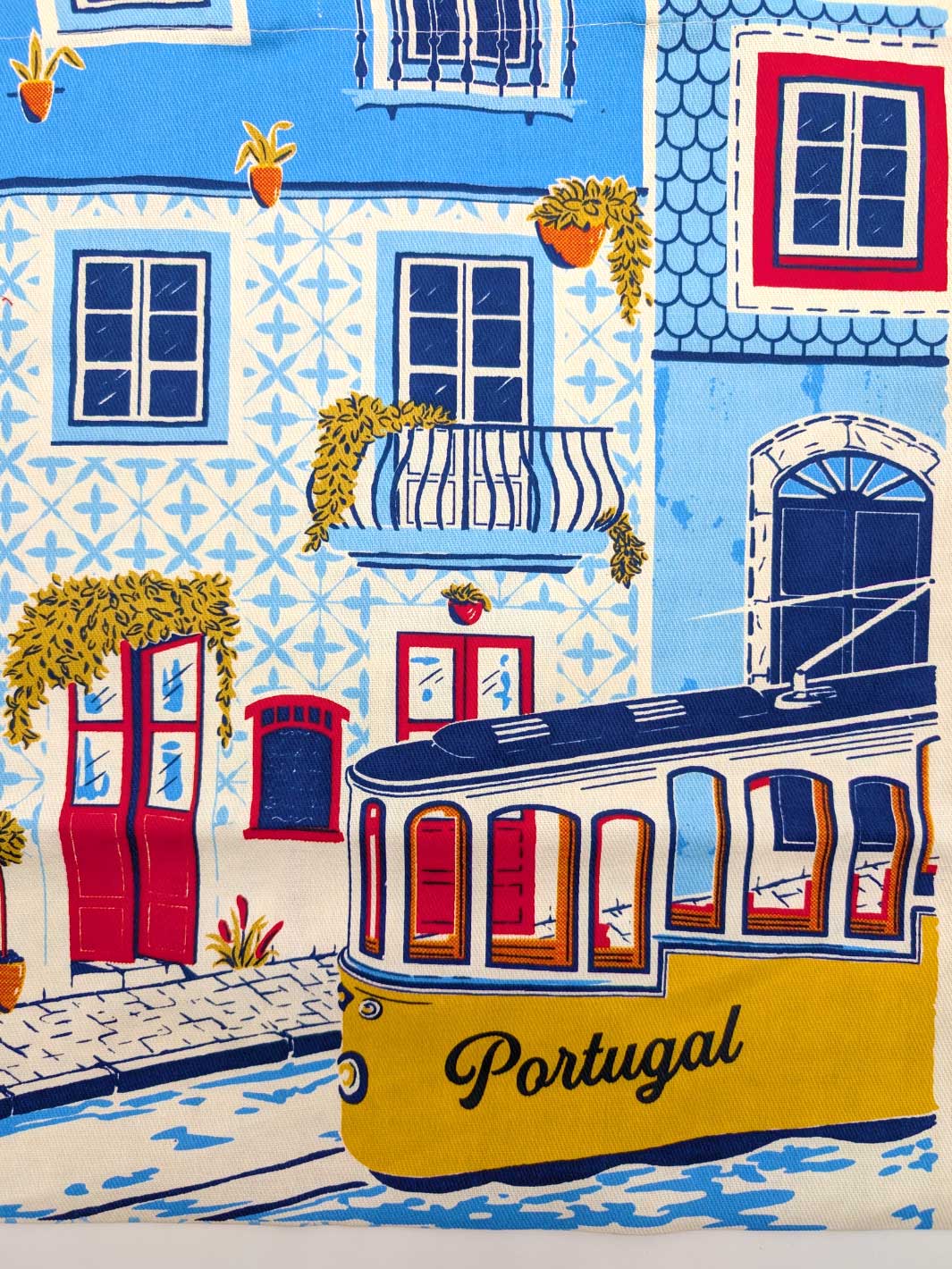 Lisbon Tram Shopping Bag