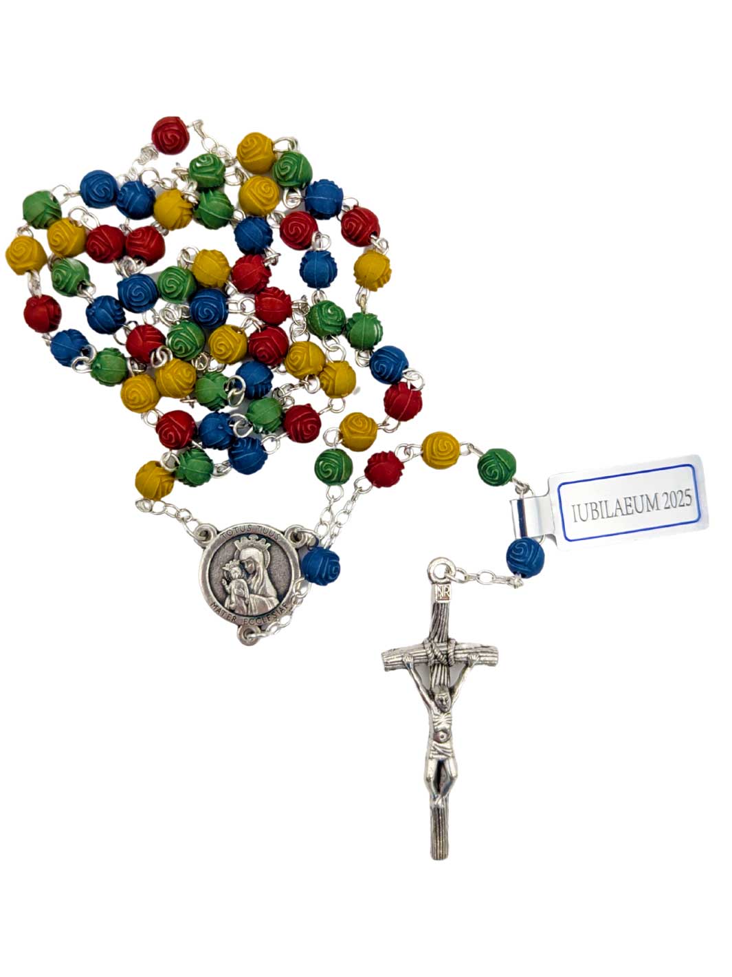 Multicolored Acrylic Beads Jubilee Rosary 2025