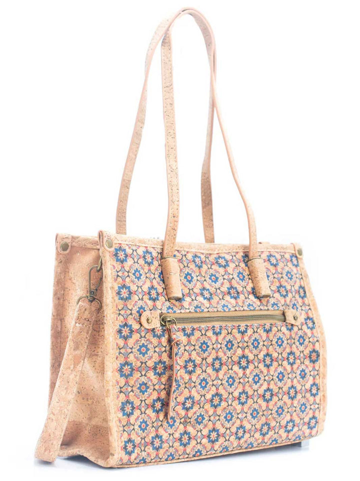 Natural Cork Women's Tote Bag with Shoulder Strap