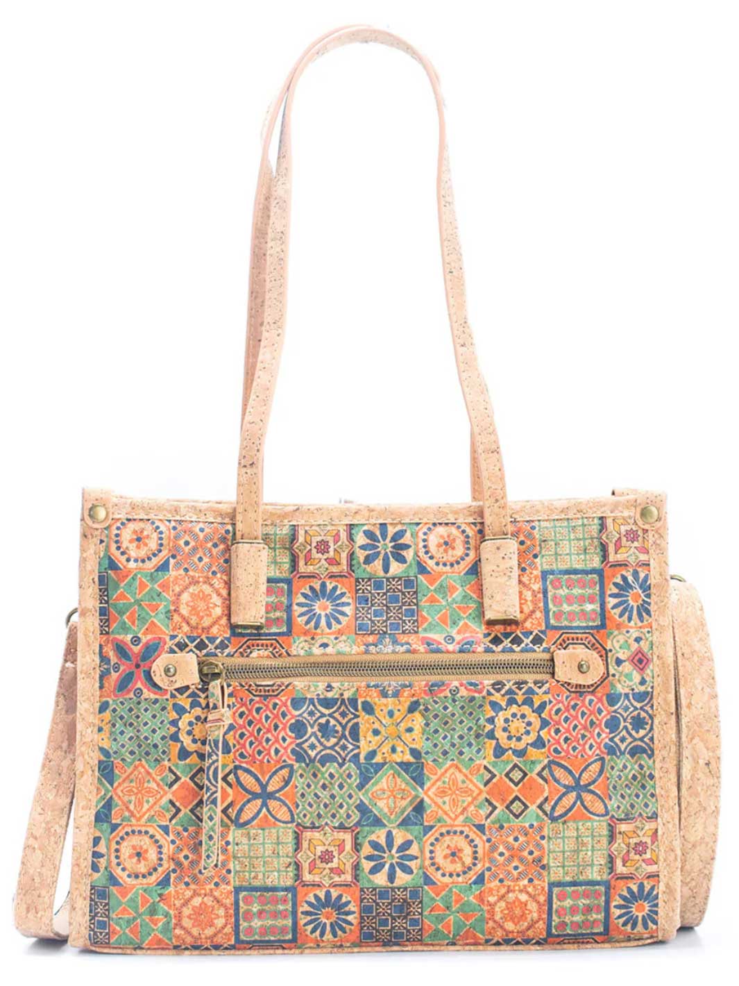 Natural Cork Women's Tote Bag with Shoulder Strap