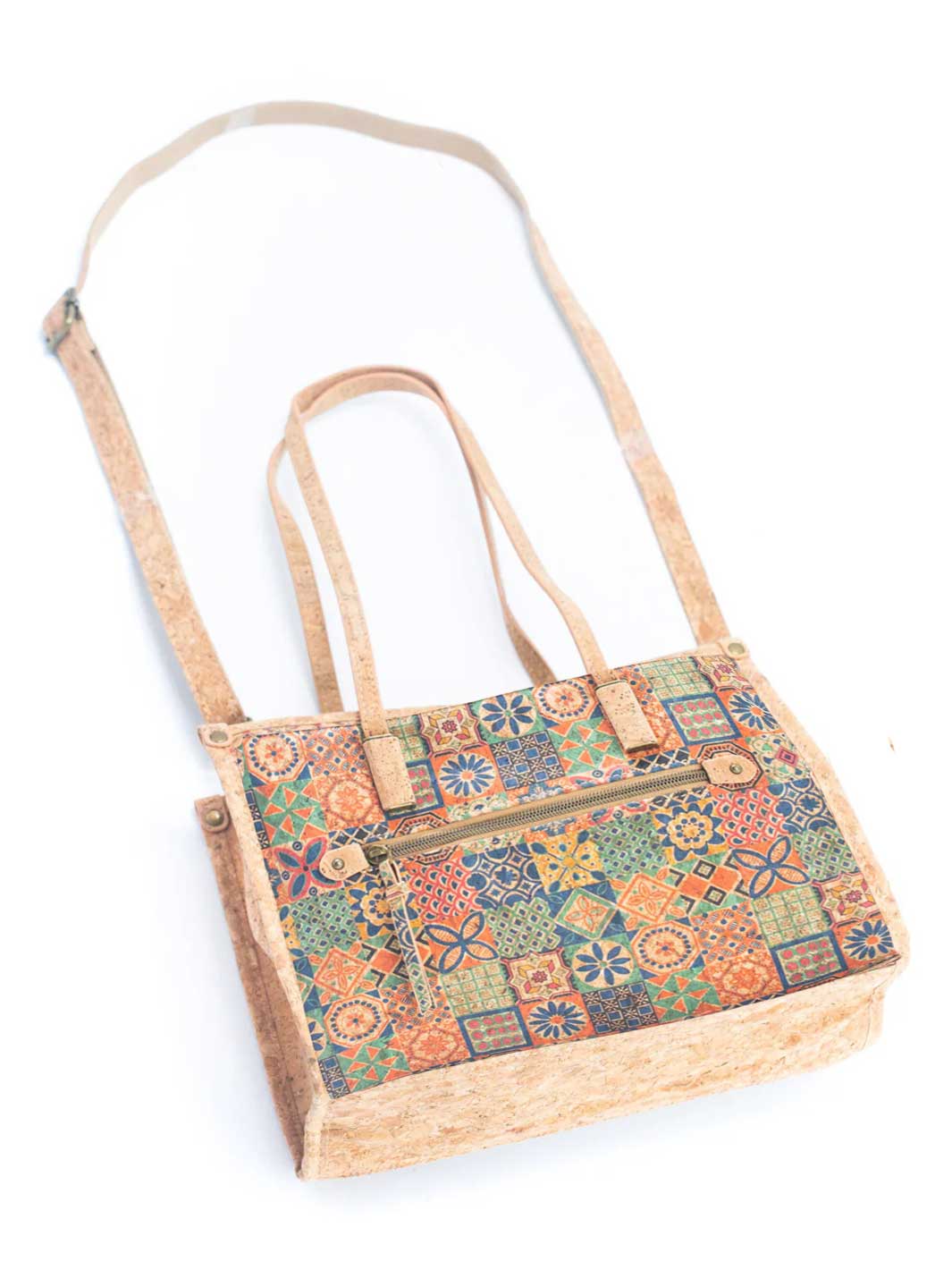Natural Cork Women's Tote Bag with Shoulder Strap