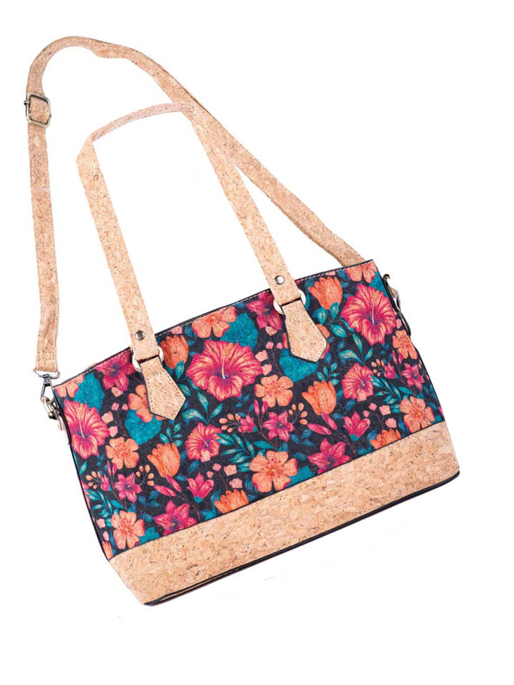 Natural Portuguese Cork Vintage Style Handbag