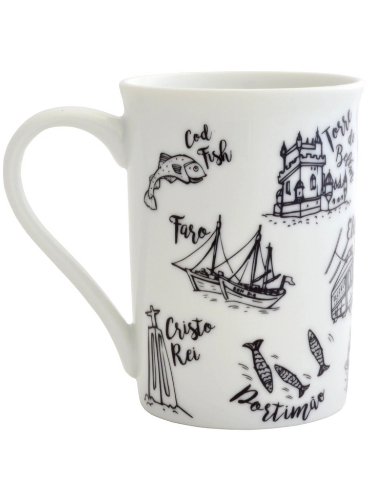 Porcelain Mug Portugal - Set of 2