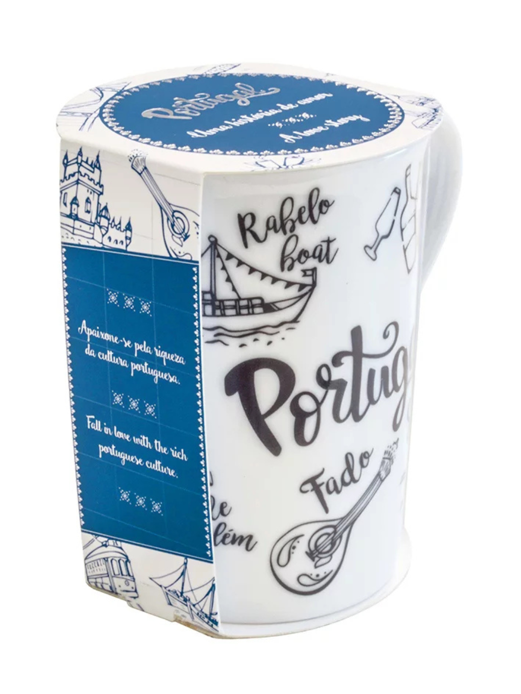 Porcelain Mug Portugal - Set of 2