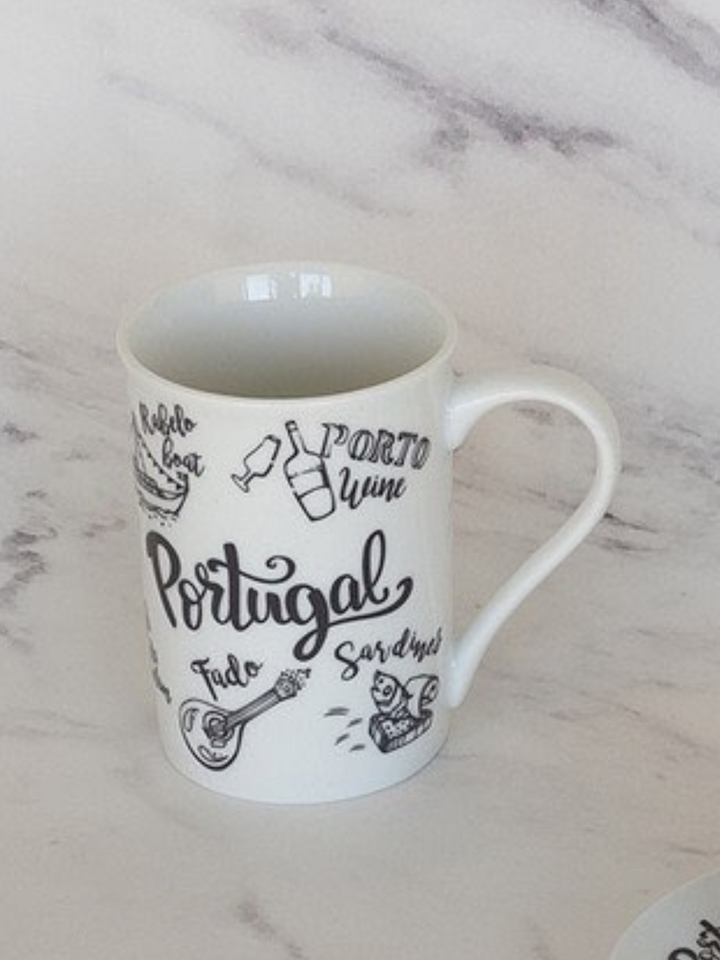 Porcelain Mug Portugal - Set of 2