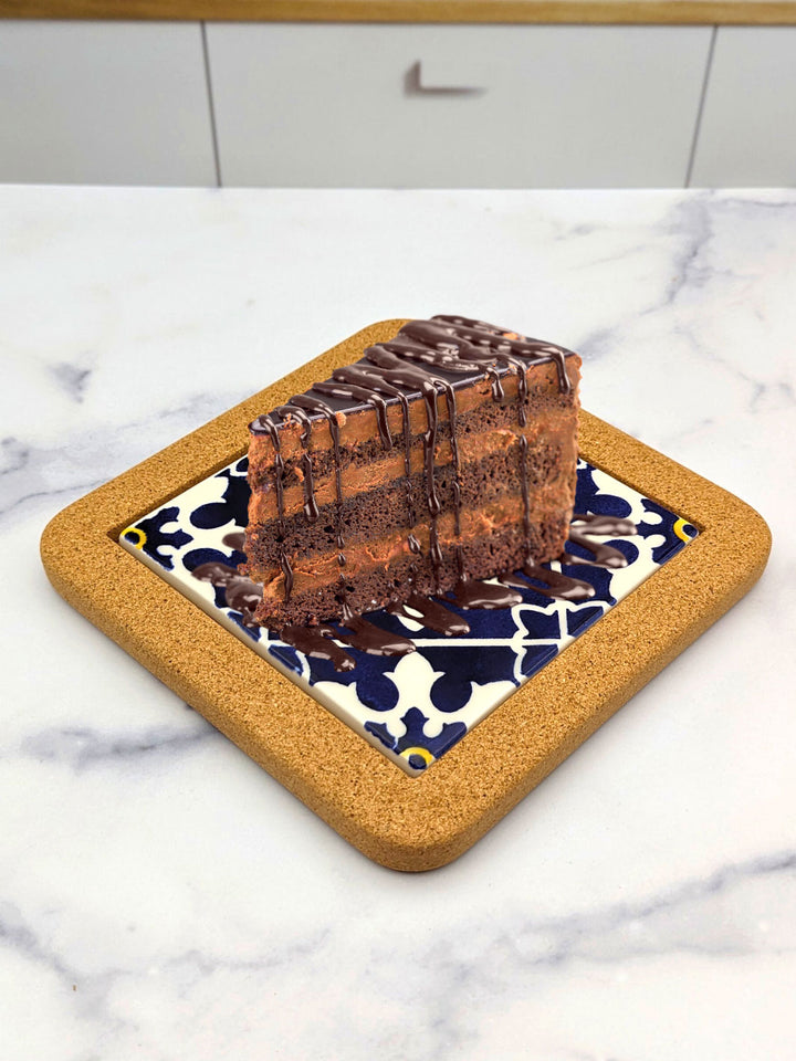 Portuguese Tiles Trivet with Cork Base