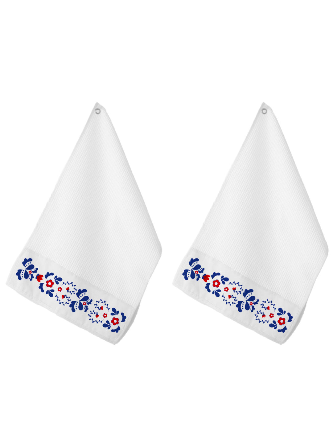 Set of 2 Honeycomb Dish Towels - Viana Kitchen Linens Collection