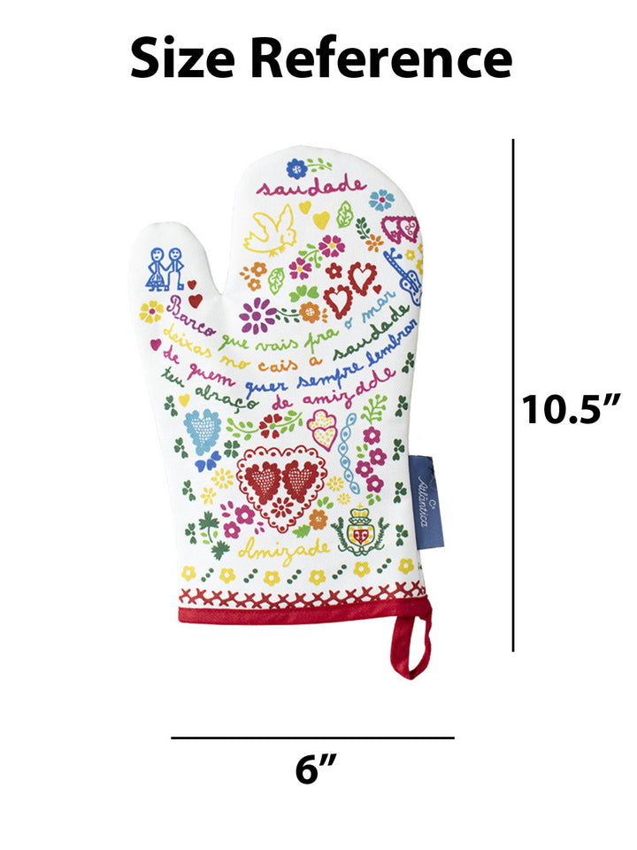 Sweetheart Handkerchief Viana Embroidery Oven Mitt