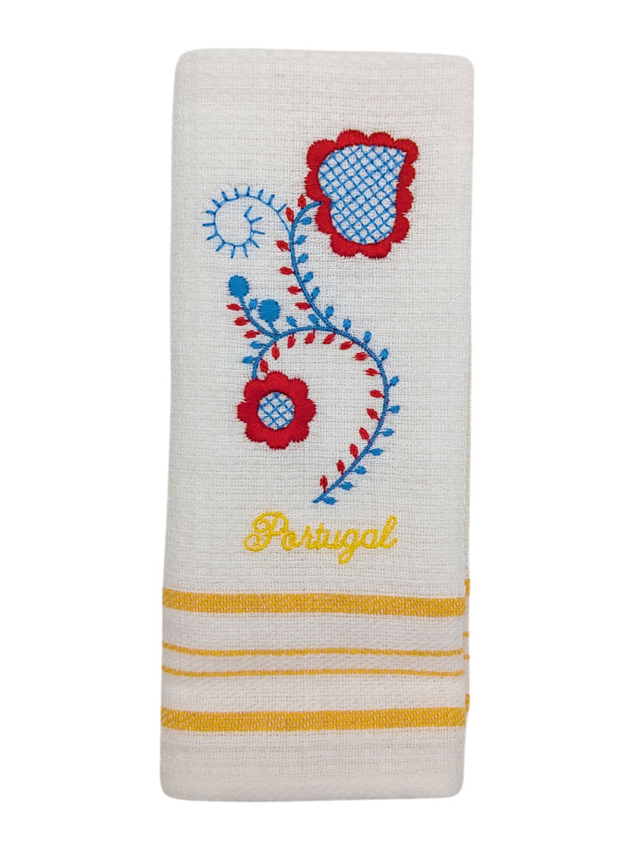 Viana's Embroidery Dish Towels Set of 4 with Gift Box