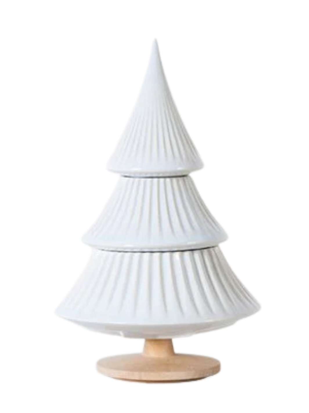 Handmade Portuguese Ceramic Christmas Tree Box Set